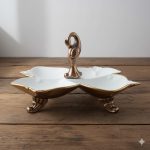 اردور خوری سرامیک طلایی طاووسی متوسط یونیک کد 1018