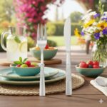 کارد و چنگال استیل 12 پارچه یونیک کد 5702 - Image 2