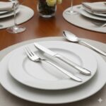 کارد و چنگال استیل 12 پارچه یونیک کد 5822-2 - Image 2