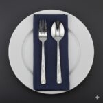 قاشق چنگال 12 پارچه استیل یونیک کد 5744 - Image 4