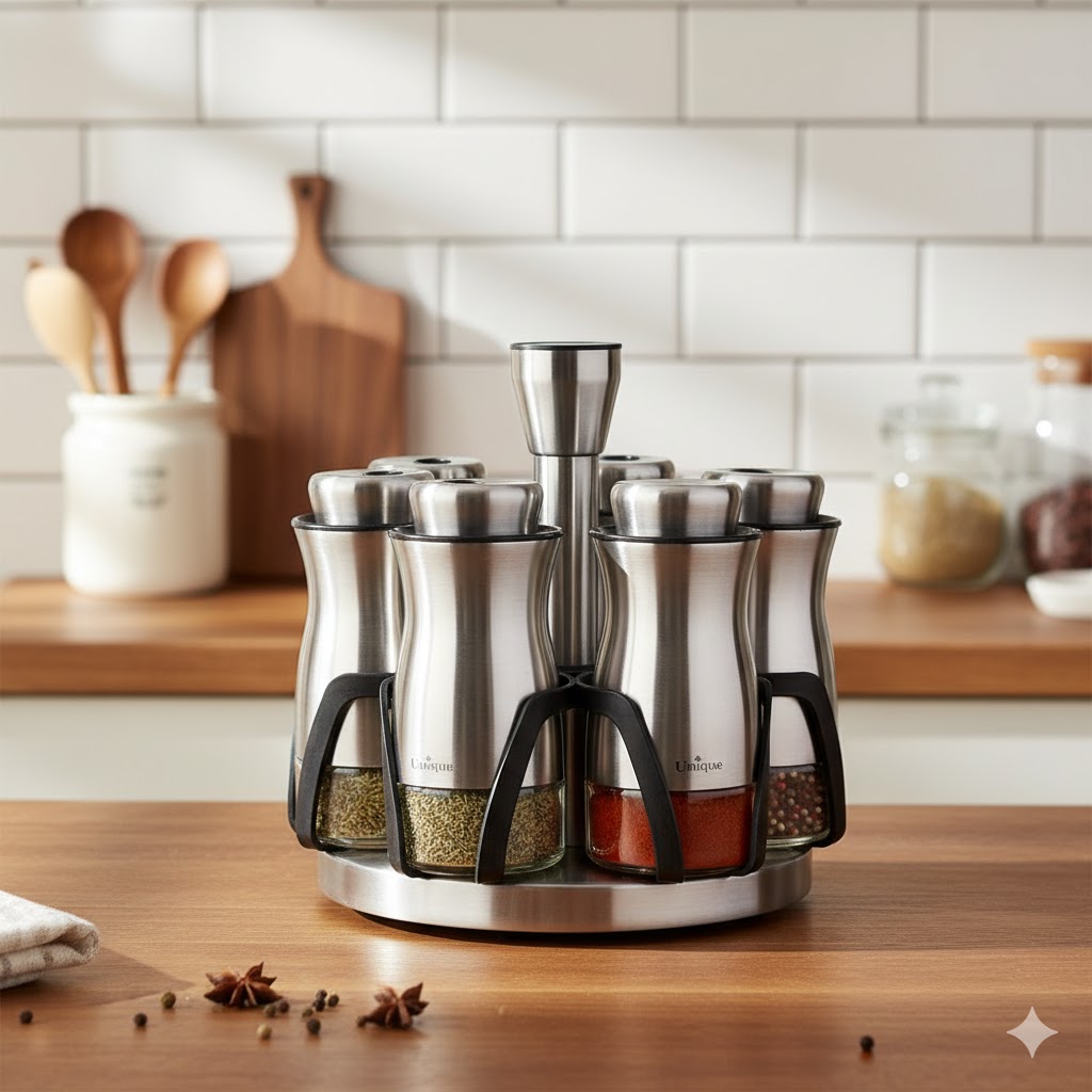 1 ست ادویه گردان مدل شاپو یونیک کد 2041 (خارجی درجه1) - Image 1