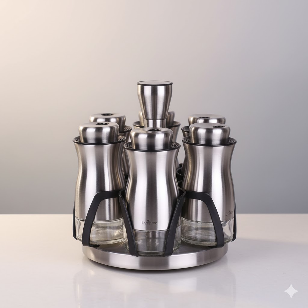 1 ست ادویه گردان مدل شاپو یونیک کد 2041 (خارجی درجه1) - Image 2