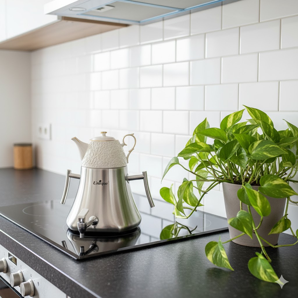 12 کتری و قوری 5 لیتری خارجی یونیک کد 7514 (خارجی درجه 1 ) - Image 1