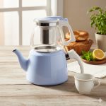 کتری لعابی و قوری پیرکس یونیک کد 7535 (خارجی درجه 1 )