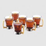 یونیک ست چایخوری پایه طلایی خارجی کد 3862 - Image 3