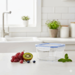 ظرف غذا فریزری شیشه ای 0.8 لیتر یونیک کد 2816 - Image 2