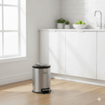 سطل زباله استیل 3 لیتری آرام بند یونیک کد 4360 - Image 2