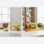 ظرف غذا فریزری مربعی 2 لیتر یونیک کد 2851 - Image 2