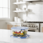 ظرف غذا فریزری شیشه 0.45 لیتر یونیک کد 2815