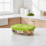 ظرف غذا فریزری مربعی 1.65 لیتر یونیک کد 2853