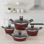 سرویس قابلمه 8 پارچه سرامیکی یونیک کد 8786 (خارجی درجه عالی) - Image 2