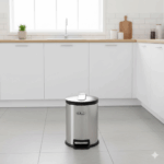 سطل زباله استیل 5 لیتری یونیک کد 4310