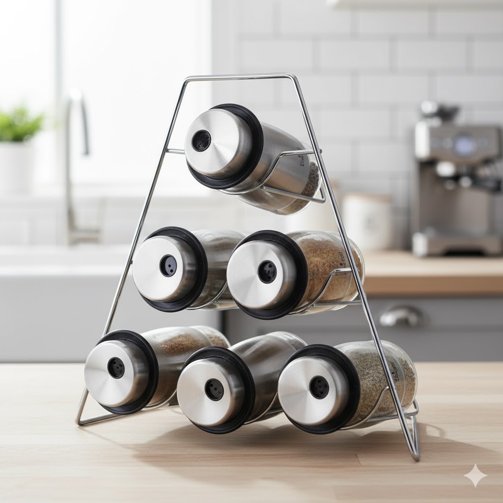 unnamed (11) ست ادویه 7 پارچه مثلثی یونیک کد 2046 (خارجی درجه1) - Image 1