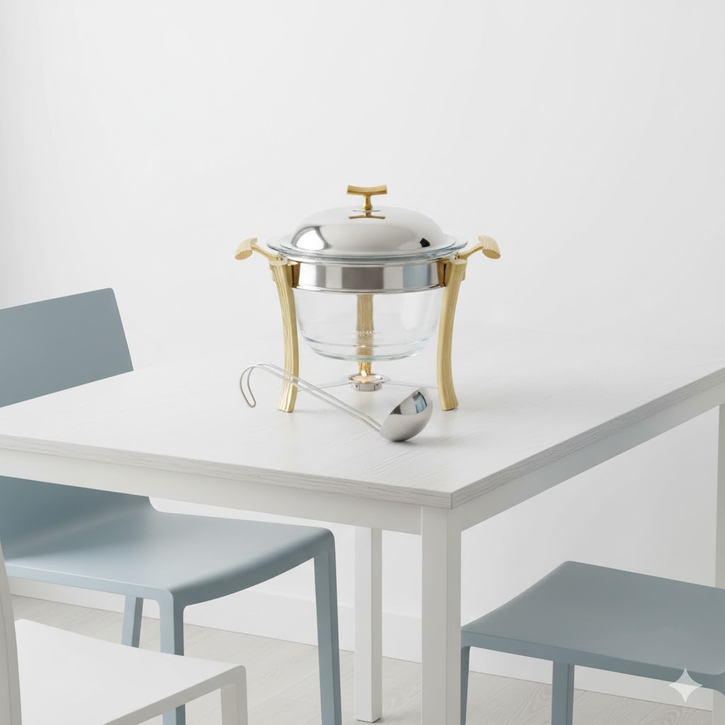 unnamed (12) یونیک سوفله خوری طلایی خارجی سوپخوری 4 لیتری کد 3853 - Image 1