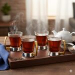 یونیک ست چایخوری پایه طلایی خارجی کد 3862 - Image 2