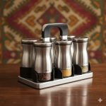 ست ادویه 7 پارچه پایه استیل یونیک کد 2037 (خارجی درجه1) - Image 2