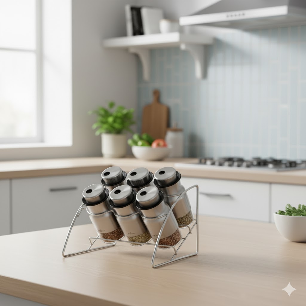 unnamed (2) ست ادویه 7 پارچه هلالی ایستاده یونیک کد 2013 (خارجی درجه1) - Image 1