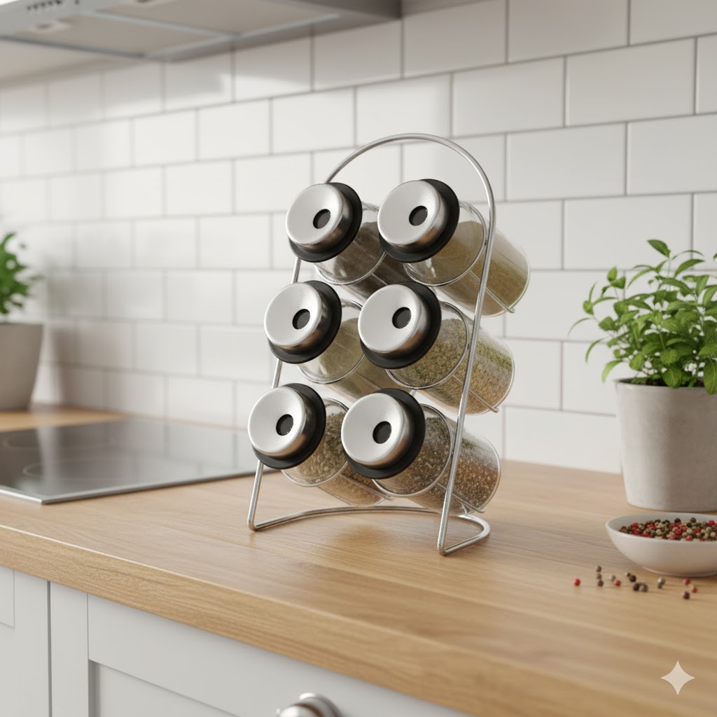 unnamed (27) ست ادویه 7 پارچه هلالی ایستاده یونیک کد 2013 (خارجی درجه1) - Image 2