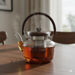 قوری تک پیرکس خارجی یونیک 600میل کد 7911 (شیشه شعله مستقیم)