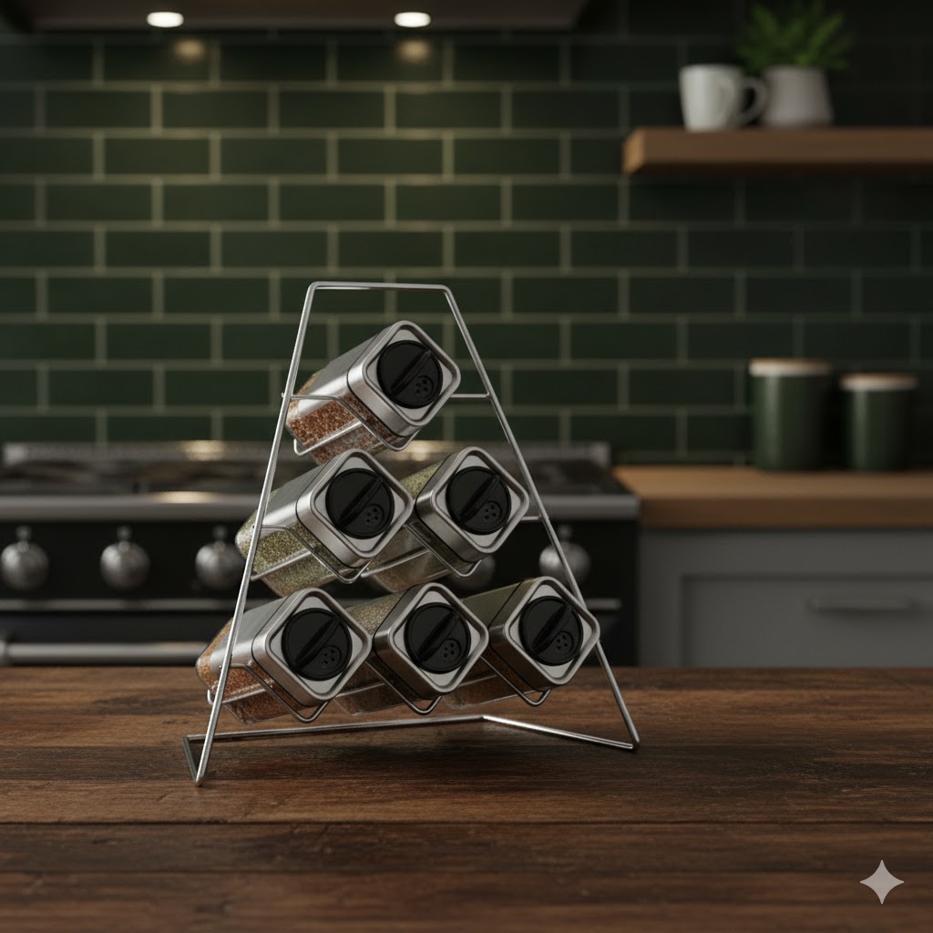 unnamed ست ادویه 7 پارچه مربعی یونیک کد 1475 (خارجی درجه1) - Image 1