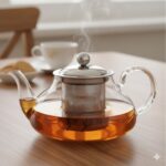 قوری تک تمام پیرکس خارجی یونیک 800میل کد a_7904 (شیشه شعله مستقیم)