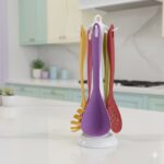 ست کفگیر و ملاقه رنگین کمان یونیک کد 3323