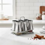 ست ادویه 7 پارچه پایه استیل قطره یونیک کد 1446 (خارجی درجه1)