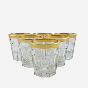 پیک قهوه خوری کازابلانکا لب طلا پاشاباغچه کد 52734 1 10 1