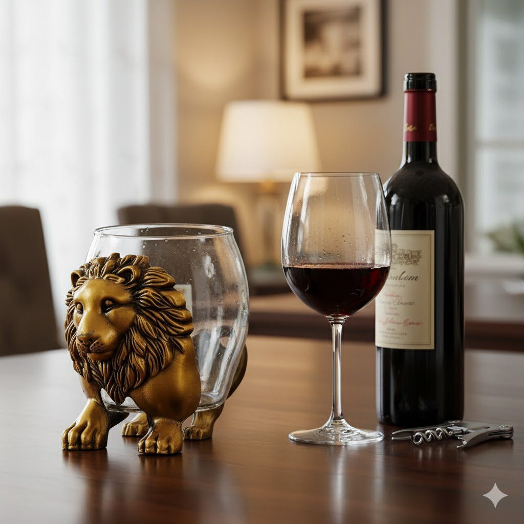 لیوان طرح شیر آنتیک یونیک کد 1301-2 1 1301 22