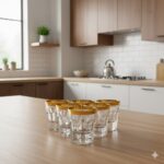 پیک قهوه خوری کازابلانکا لب طلا پاشاباغچه کد 52734 - Image 2