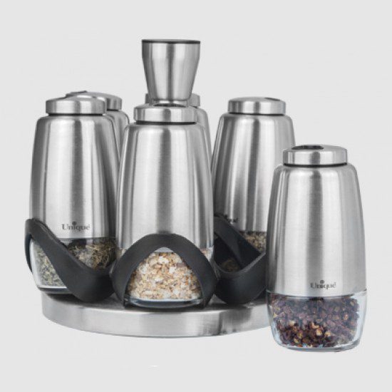 1421 ست ادویه گردان استیل یونیک کد 1421 (خارجی درجه1) - Image 4