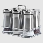 ست ادویه 7 پارچه پایه استیل یونیک کد 1463 (خارجی درجه1) - Image 3