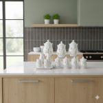 سرویس پاسماوری 12 پارچه چینی یونیک کد 1580 (خارجی بن چاینا) - Image 2