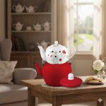 کتری و قوری خمره ای لعابی یونیک کد 7533 (خارجی درجه 1 ) - Image 3