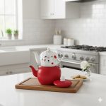 کتری و قوری خمره ای لعابی یونیک کد 7533 (خارجی درجه 1 )