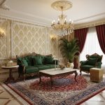 ست جای دستمال کاغذی و سطل آنتیک یونیک کد 1311 - Image 2