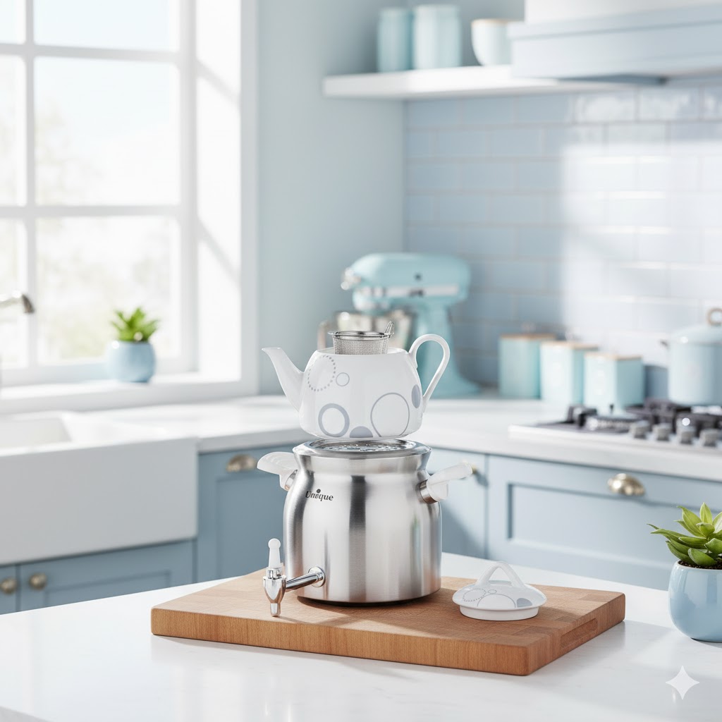 91 ست کتری و قوری 5 لیتری یونیک کد 7644 (خارجی درجه 1 ) - Image 2