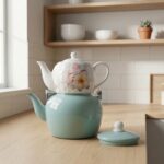 کتری و قوری خمره ای لعابی یونیک کد 7533 (خارجی درجه 1 ) - Image 4