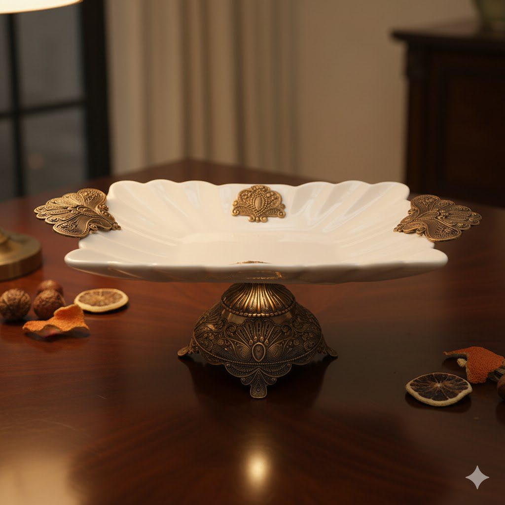 unnamed (1) شیرینی خوری سرامیکی آنتیک یونیک کد 1526 - Image 1