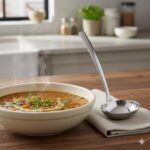 ملاقه کوچک سس فلورانس ناب استیل