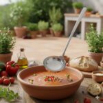 ملاقه بزرگ سوپ فلورانس ناب استیل - Image 2