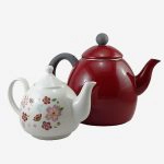 کتری و قوری لعابی گلدار تایلندی هوم کینگ (خارجی درجه 1 )