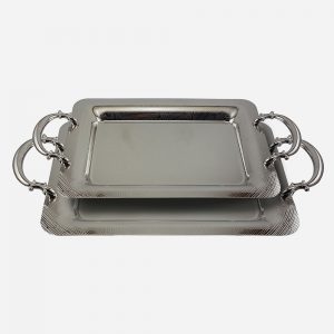 سینی کروم دو تکه یونیک کد1607