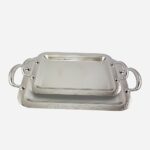 سینی کروم دو تکه یونیک کد1613 - Image 5