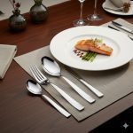 سرویس کیفی 129 پارچه قاشق و چنگال استیل ضخامت 4.5 میل یونیک کد 5710 (خارجی درجه 1) - Image 2