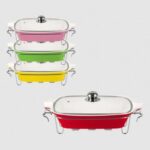 سوفله خوری چینی بزرگ رنگی یونیک کد 8522 - Image 5