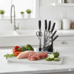 سرویس کارد و ساطور  8 پارچه یونیک کد 5100 (خارجی درجه یک) - Image 2