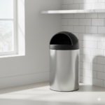 سطل زباله استیل کاپ بین آکا الکتریک 45لیتر