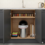 سطل زباله استیل کاپ بین آکا الکتریک 40لیتر - Image 2