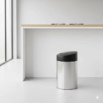 سطل زباله استیل اسلاید بین آکا الکتریک 40لیتر